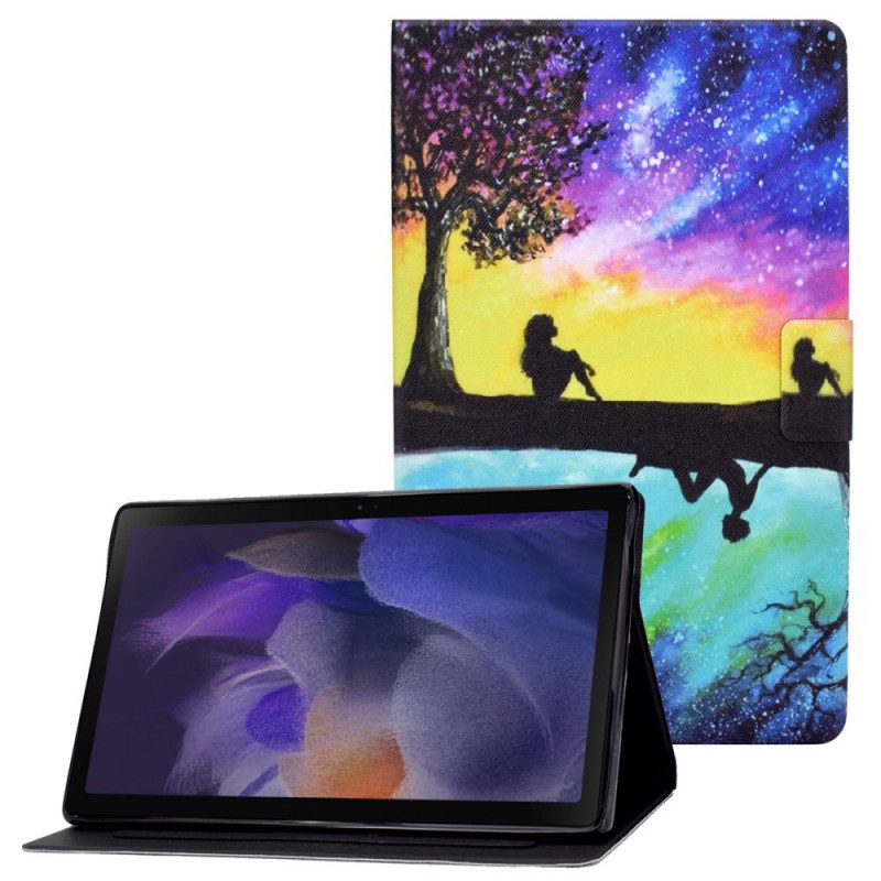 Custodia A Portafoglio Samsung Galaxy Tab A8 (2021) Fantasticheria Sotto L'albero