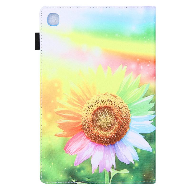 Custodia A Portafoglio Samsung Galaxy Tab A8 (2021) Fiori Al Sole