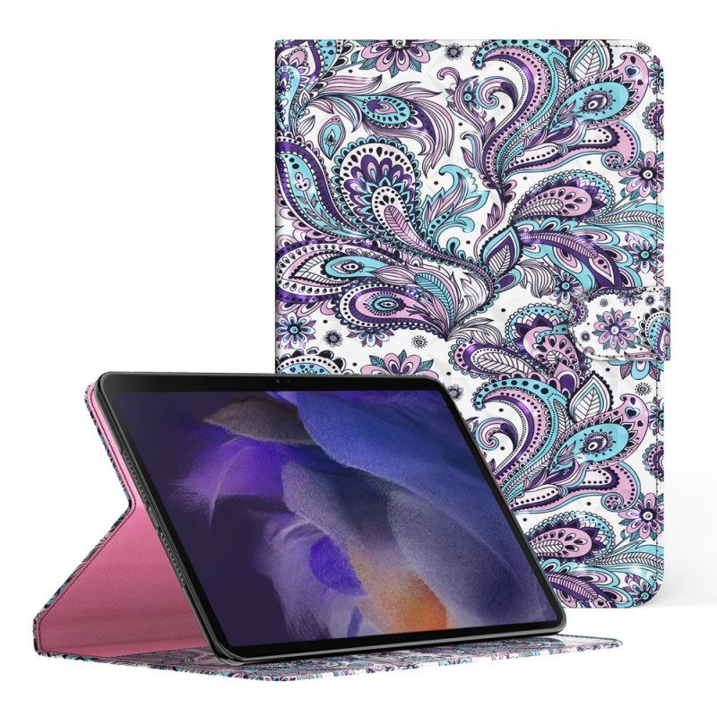 Custodia A Portafoglio Samsung Galaxy Tab A8 (2021) Paisley