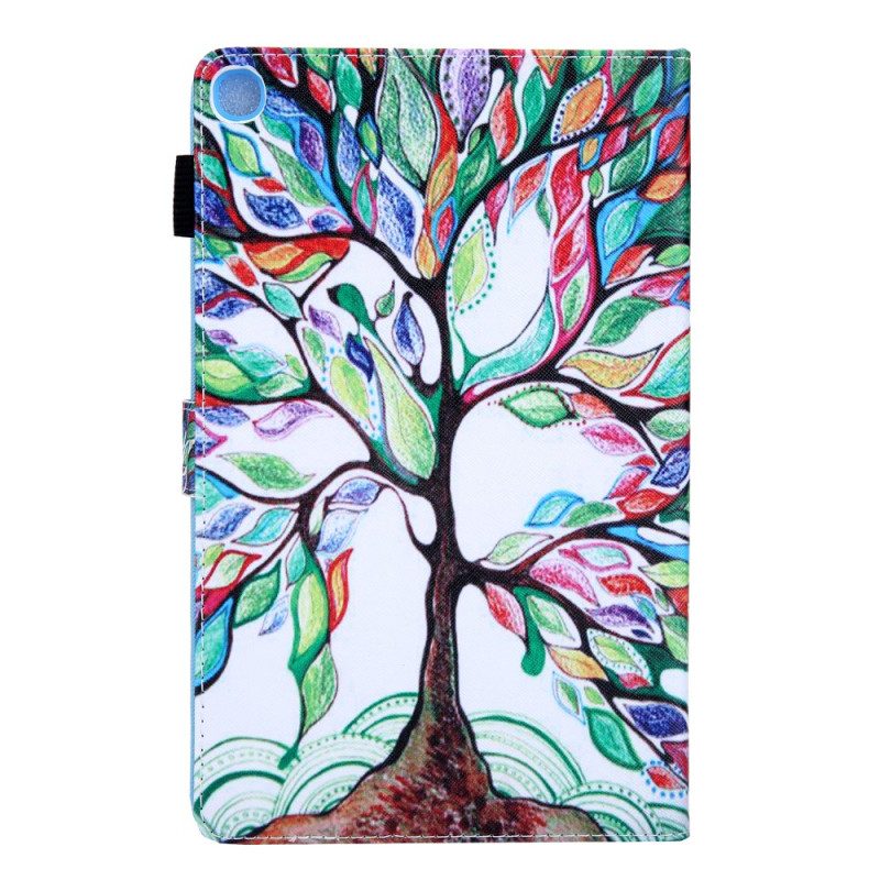 Custodia in pelle Samsung Galaxy Tab A8 (2021) Albero Multicolore