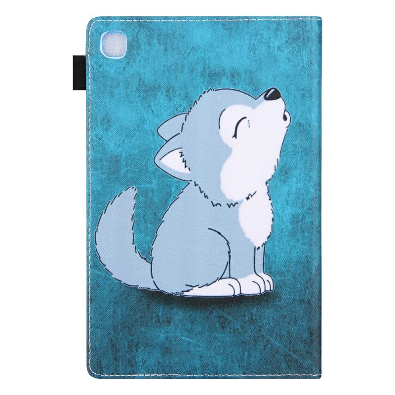 Custodia in pelle Samsung Galaxy Tab A8 (2021) Cucciolo