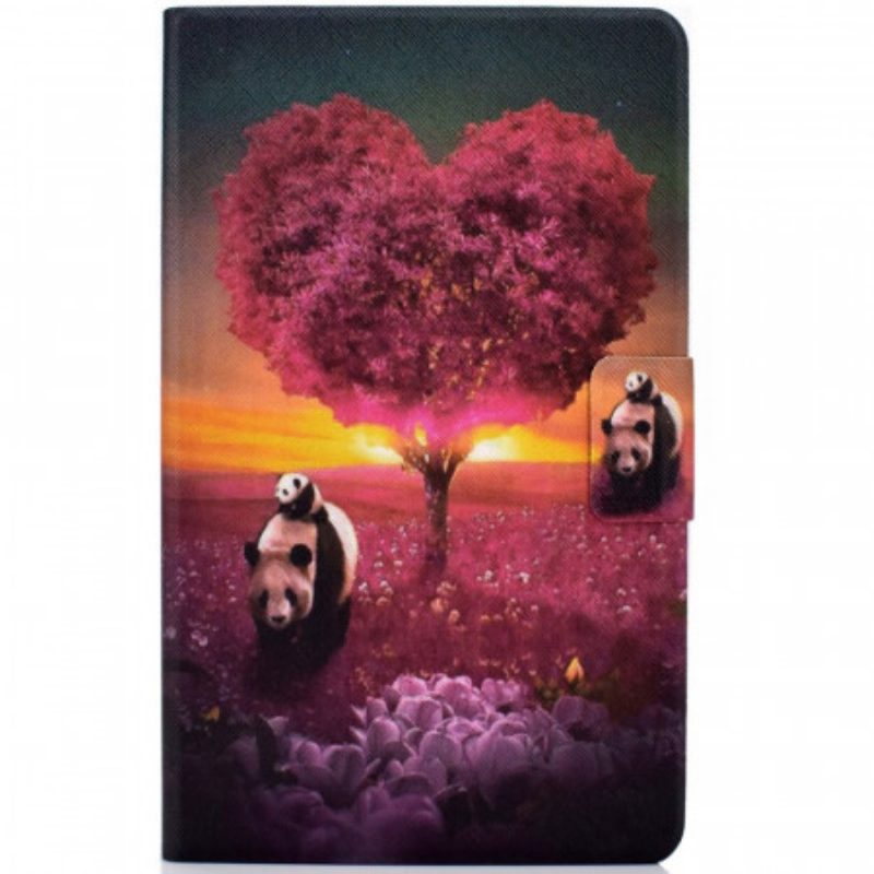 Custodia in pelle Samsung Galaxy Tab A8 (2021) Cuore Di Panda