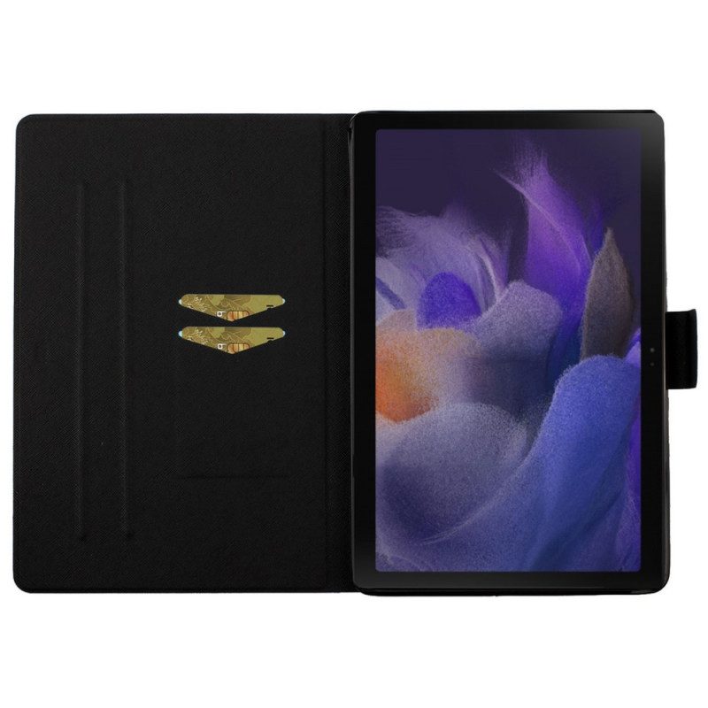 Custodia in pelle Samsung Galaxy Tab A8 (2021) Elemento Paillettes