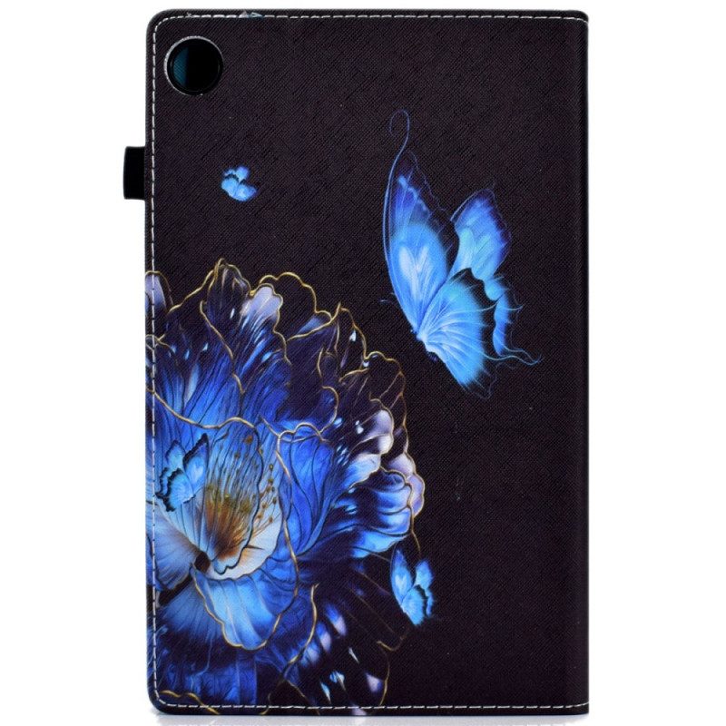 Custodia in pelle Samsung Galaxy Tab A8 (2021) Farfalle Incantate