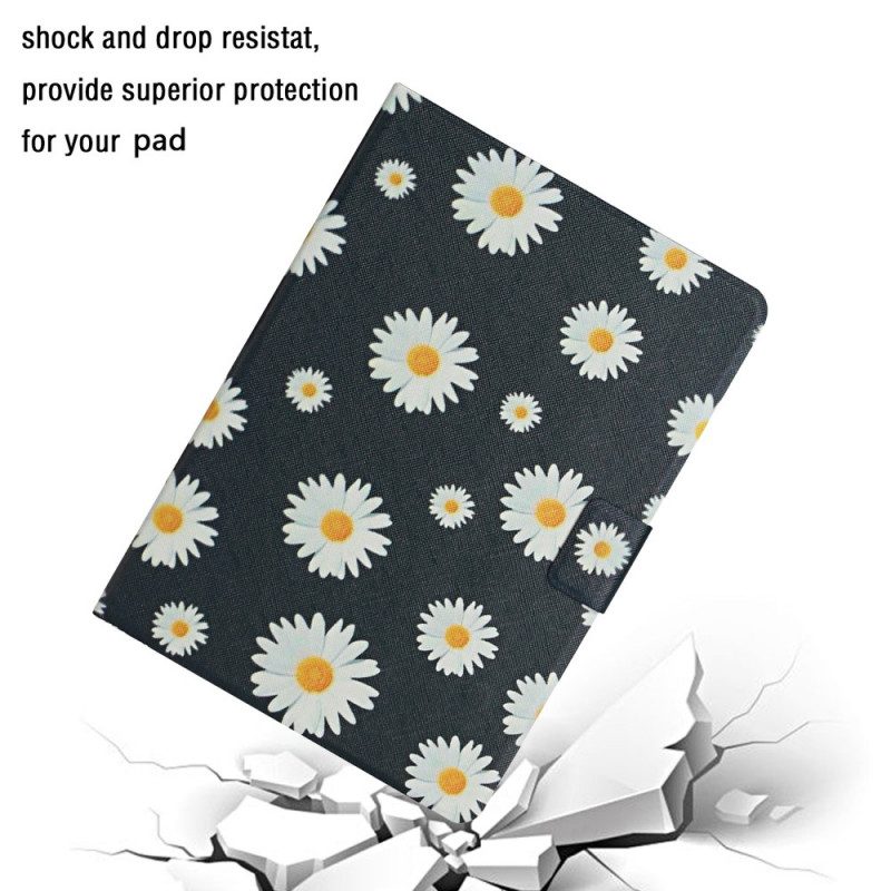 Custodia in pelle Samsung Galaxy Tab A8 (2021) Fiori Fiori Fiori