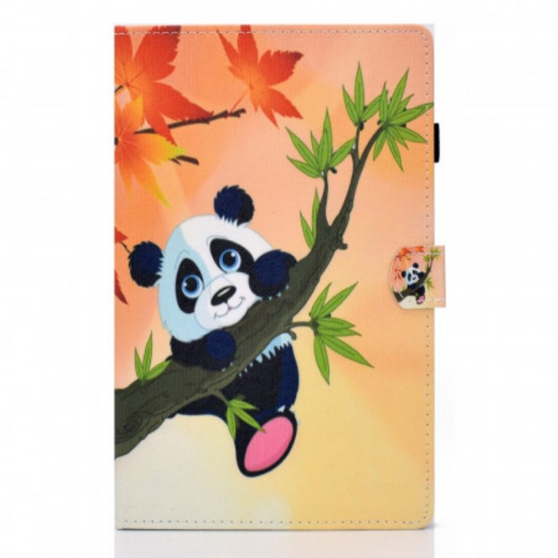 Custodia in pelle Samsung Galaxy Tab A8 (2021) Panda Carino