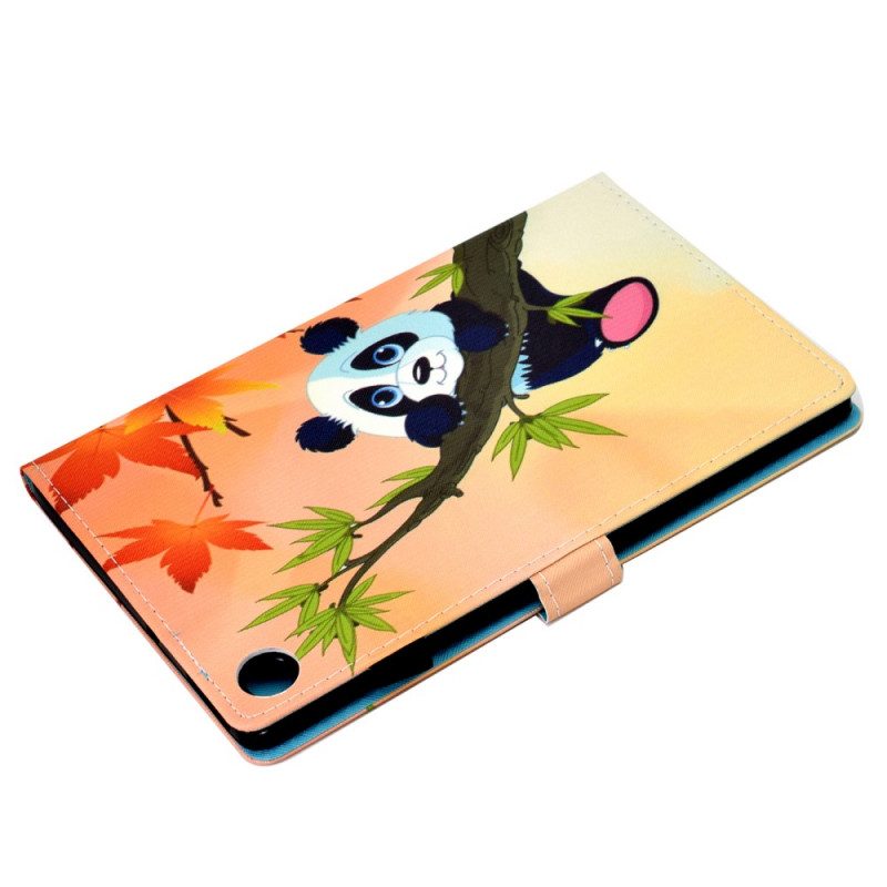 Custodia in pelle Samsung Galaxy Tab A8 (2021) Panda Carino