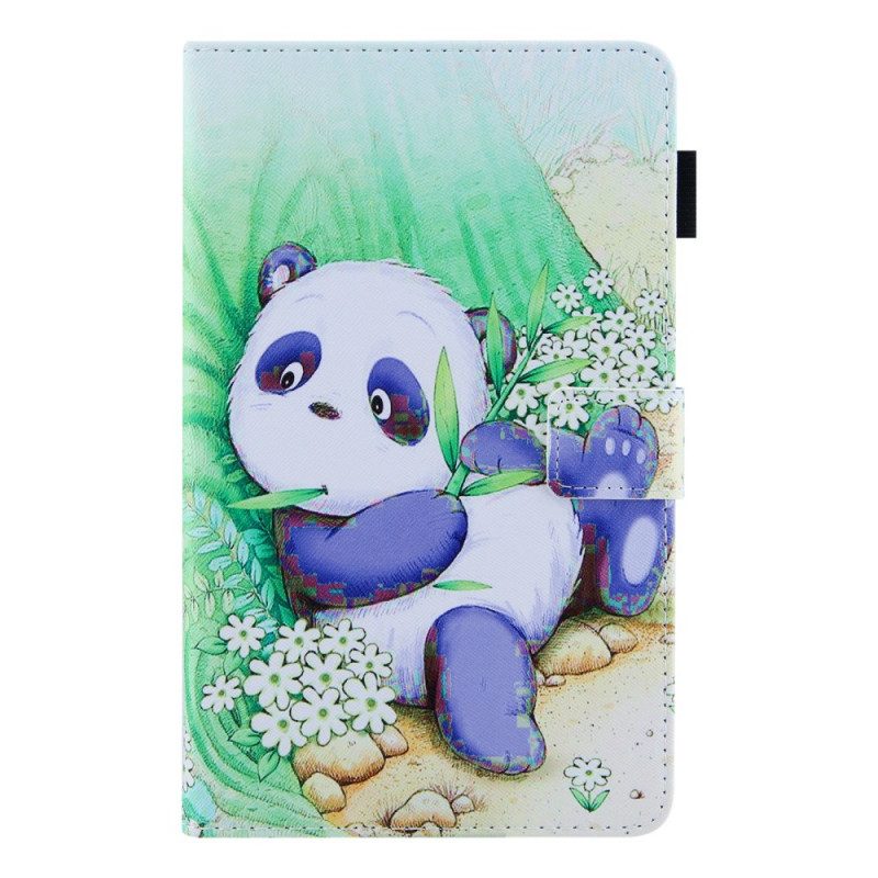 Custodia in pelle Samsung Galaxy Tab A8 (2021) Simpatico Panda