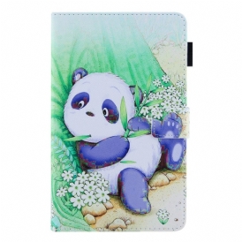 Custodia in pelle Samsung Galaxy Tab A8 (2021) Simpatico Panda