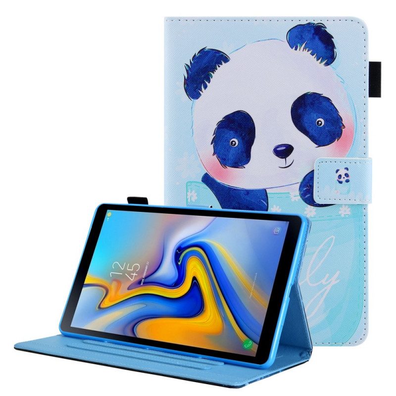 Custodia in pelle Samsung Galaxy Tab A8 (2021) Simpatico Panda