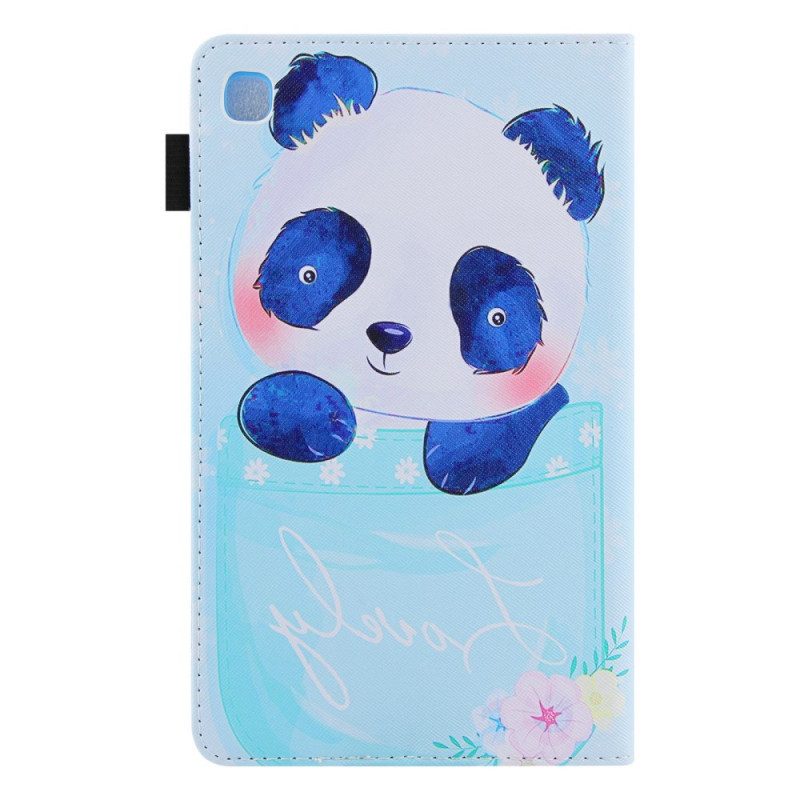 Custodia in pelle Samsung Galaxy Tab A8 (2021) Simpatico Panda