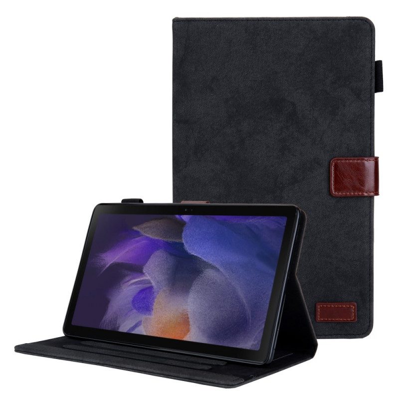 Custodia in pelle Samsung Galaxy Tab A8 (2021) Tessuto