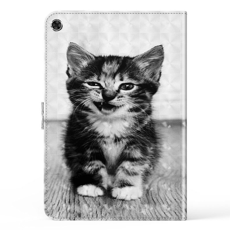 Folio Cover Samsung Galaxy Tab A8 (2021) Gattino In Ecopelle