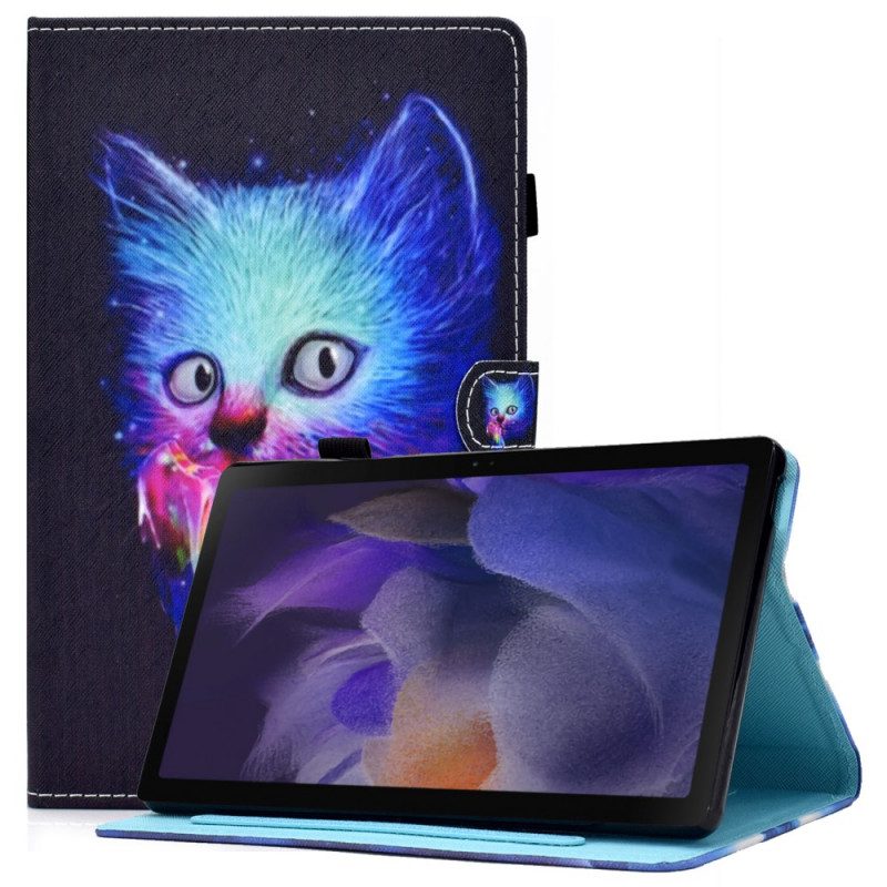 Folio Cover Samsung Galaxy Tab A8 (2021) Gatto Psicopatico