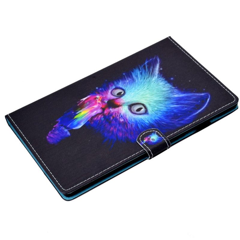 Folio Cover Samsung Galaxy Tab A8 (2021) Gatto Psicopatico