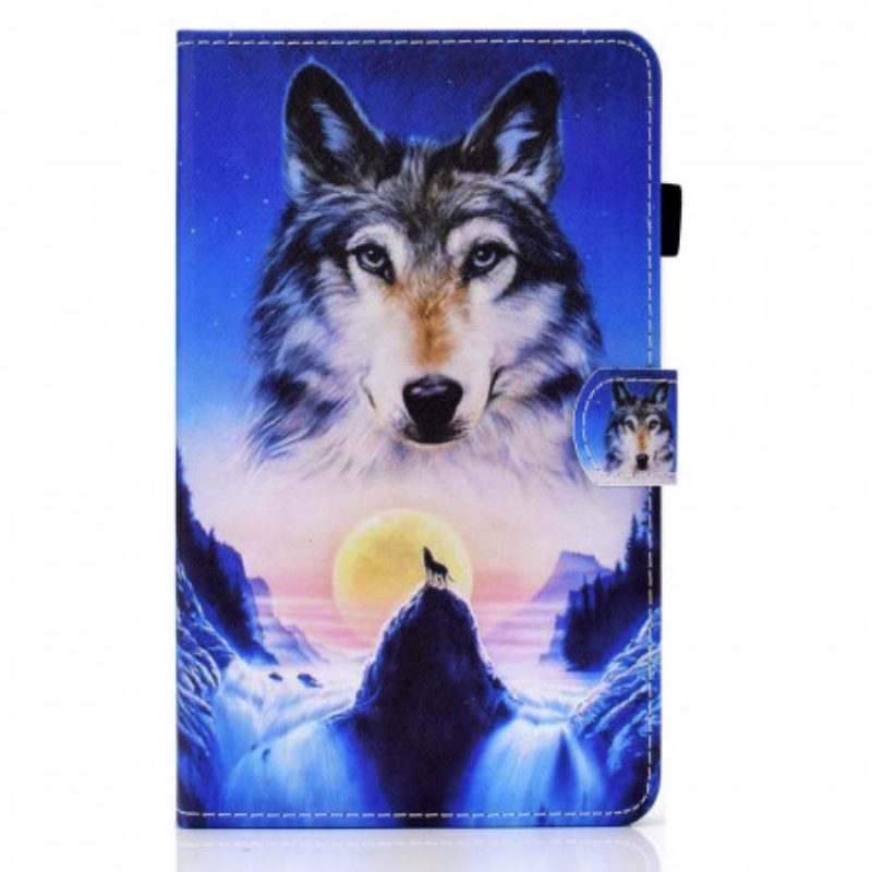 Folio Cover Samsung Galaxy Tab A8 (2021) Lupo Di Montagna