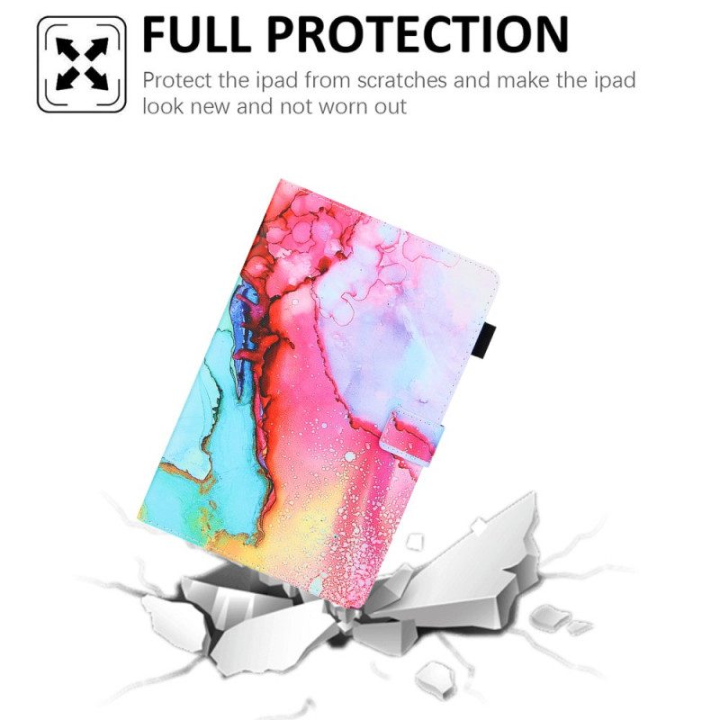 Folio Cover Samsung Galaxy Tab A8 (2021) Stile Marmo