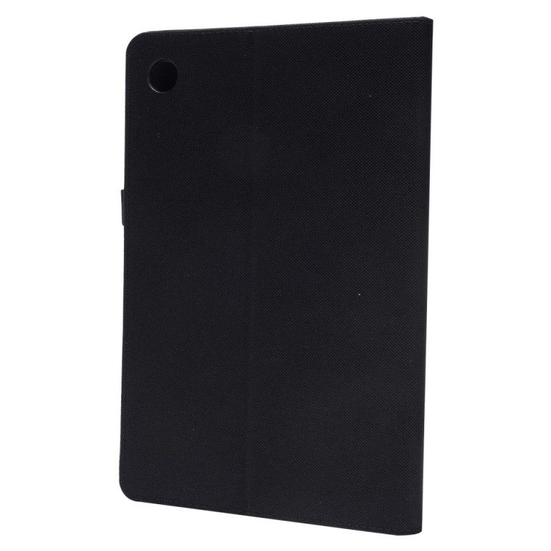 Folio Cover Samsung Galaxy Tab A8 (2021) Trama Tessuta