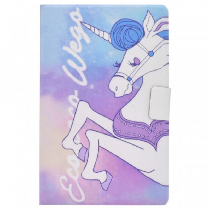 Folio Cover Samsung Galaxy Tab A8 (2021) Unicorno Di Fantasia