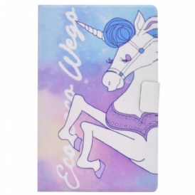 Folio Cover Samsung Galaxy Tab A8 (2021) Unicorno Di Fantasia