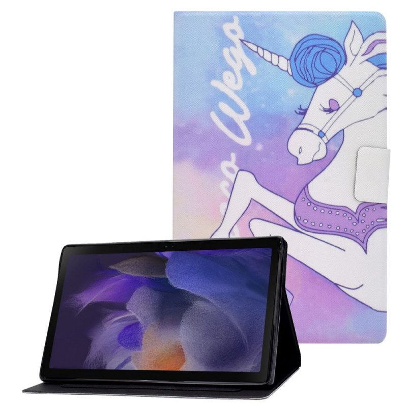 Folio Cover Samsung Galaxy Tab A8 (2021) Unicorno Di Fantasia