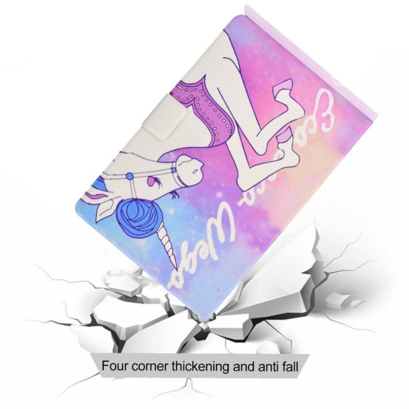 Folio Cover Samsung Galaxy Tab A8 (2021) Unicorno Di Fantasia