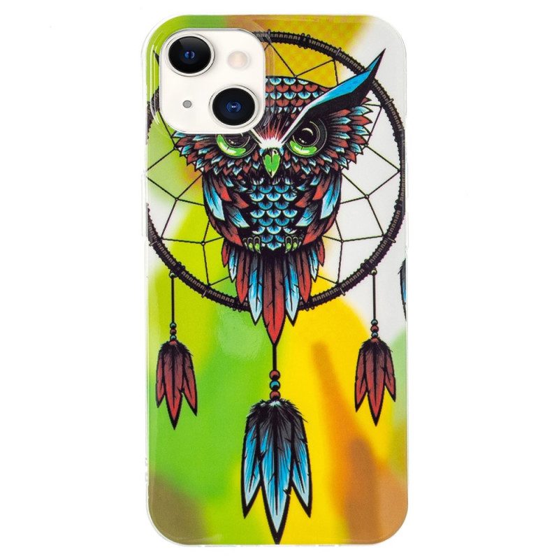 Cover iPhone 15 Plus Acchiappasogni Fluorescente