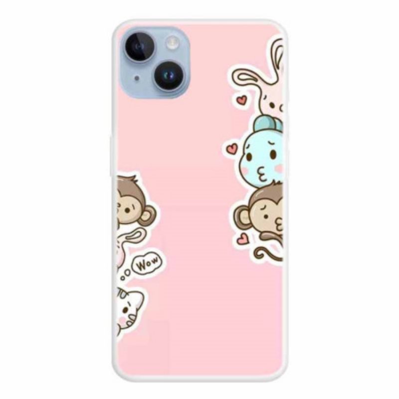 Cover iPhone 15 Plus Animali Wow