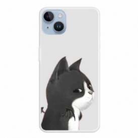 Cover iPhone 15 Plus Gatto Del Diavolo