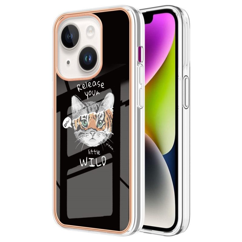 Cover iPhone 15 Plus Gatto/tigre