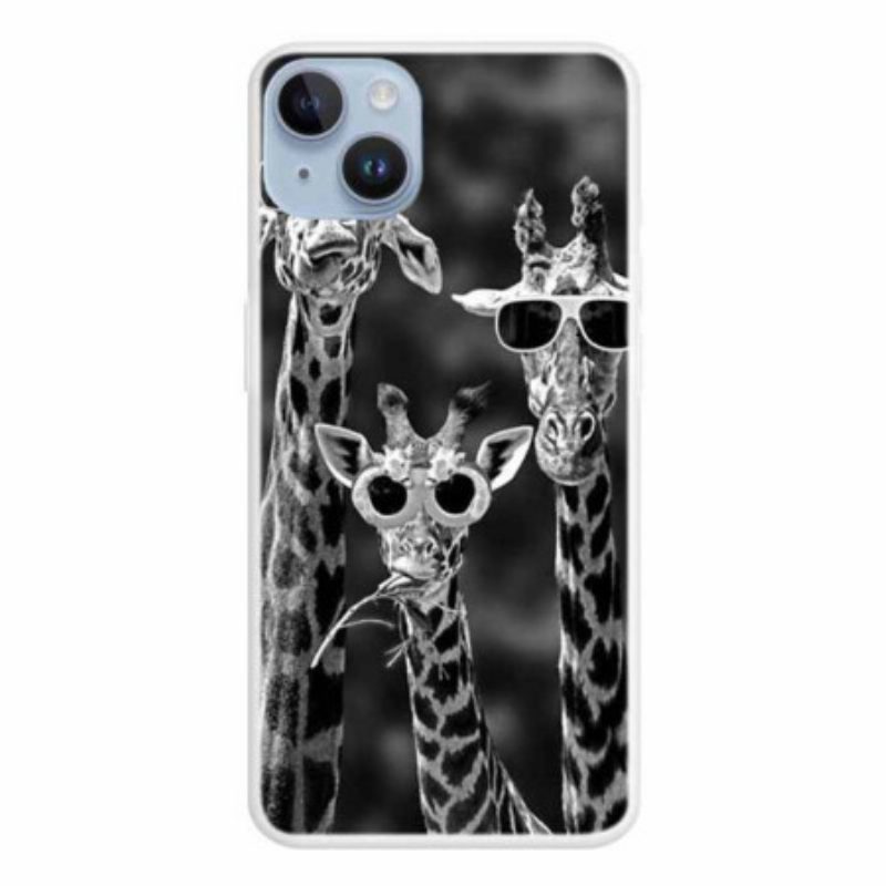 Cover iPhone 15 Plus Giraffe In Incognito