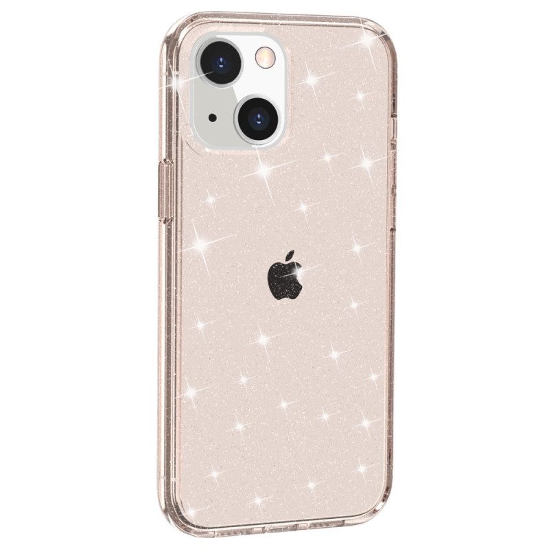 Cover iPhone 15 Plus Glitter Trasparenti