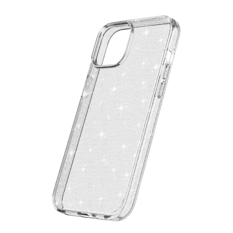 Cover iPhone 15 Plus Glitter Trasparenti