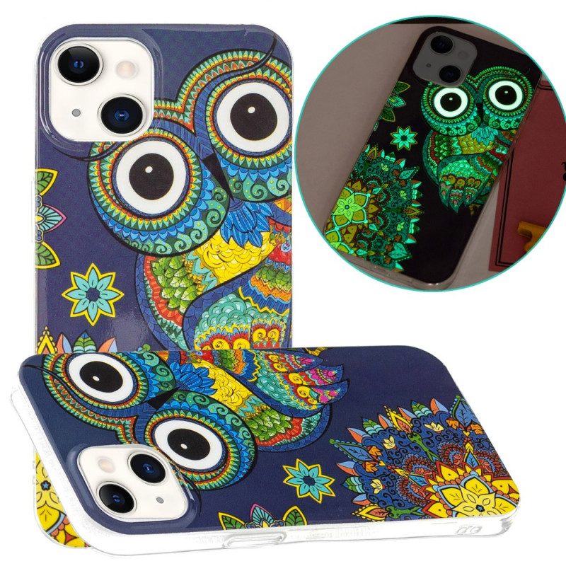 Cover iPhone 15 Plus Gufo Fluorescente