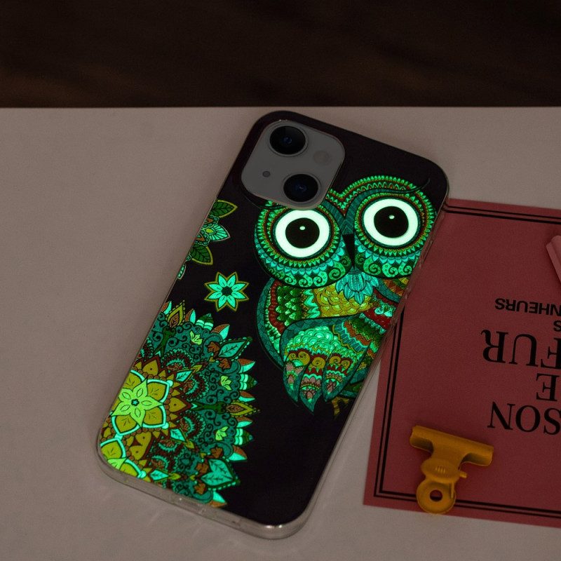 Cover iPhone 15 Plus Gufo Fluorescente