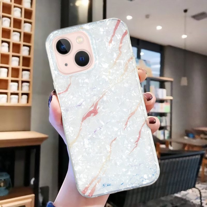 Cover iPhone 15 Plus Marmo Colorato