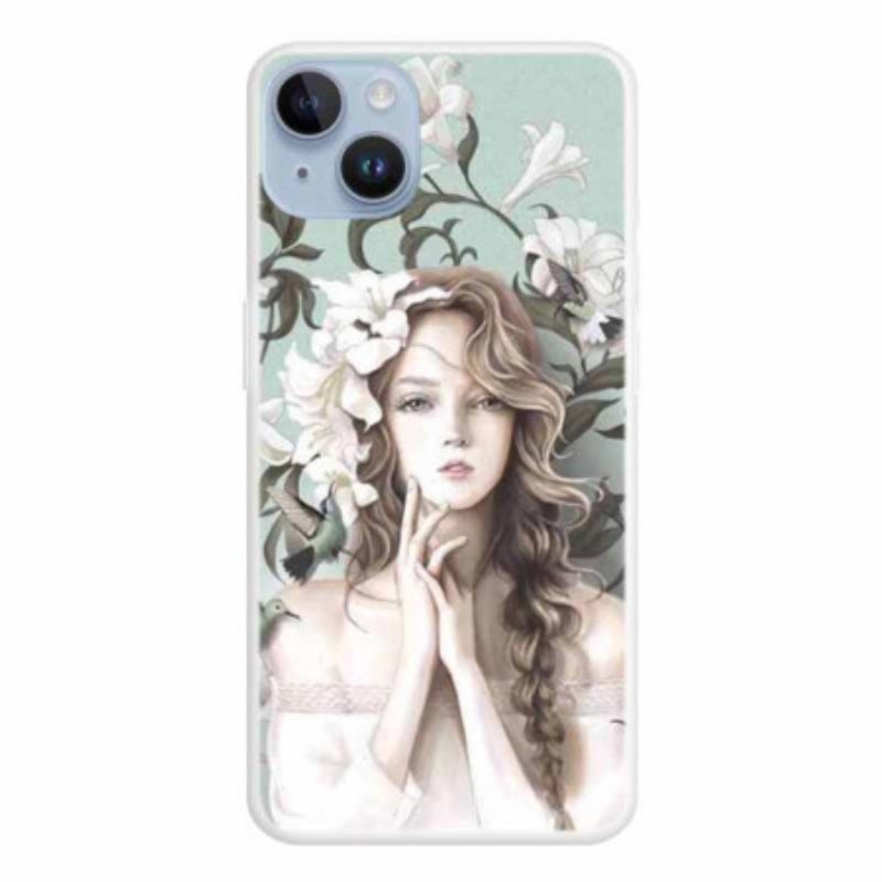 Cover iPhone 15 Plus Ragazza Carina