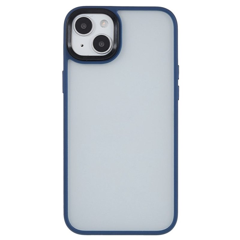 Cover iPhone 15 Plus Retro In Acrilico E Bordi In Silicone