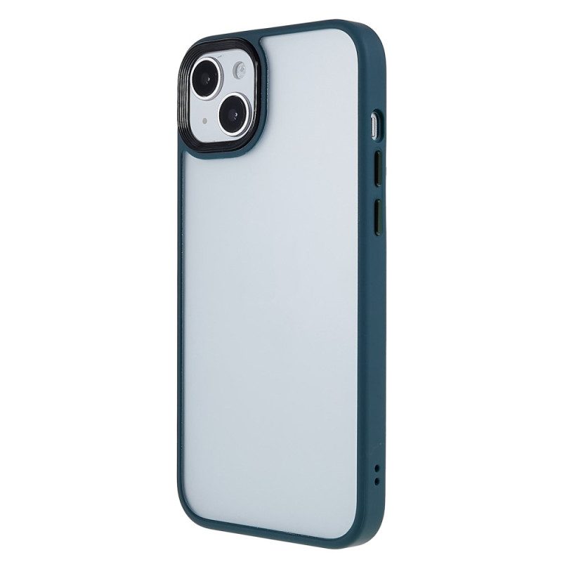 Cover iPhone 15 Plus Retro In Acrilico E Bordi In Silicone