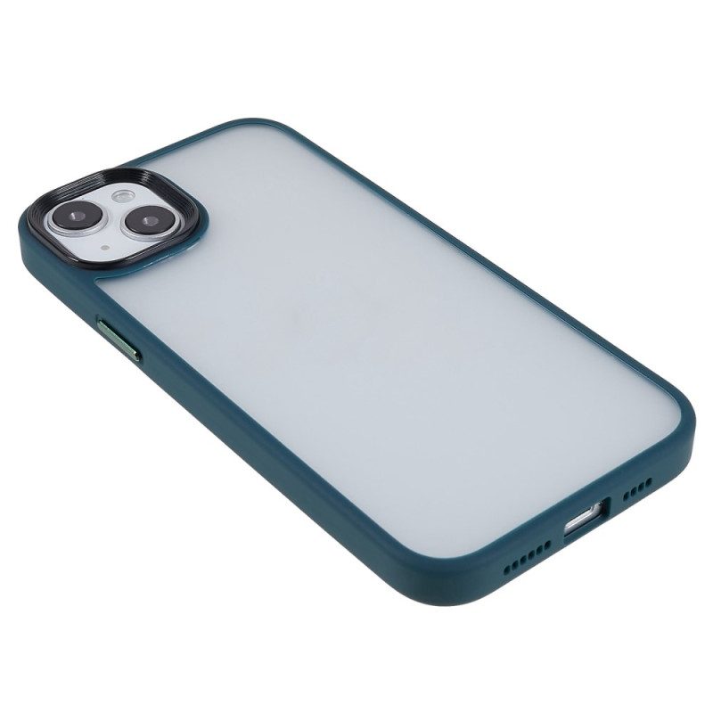 Cover iPhone 15 Plus Retro In Acrilico E Bordi In Silicone