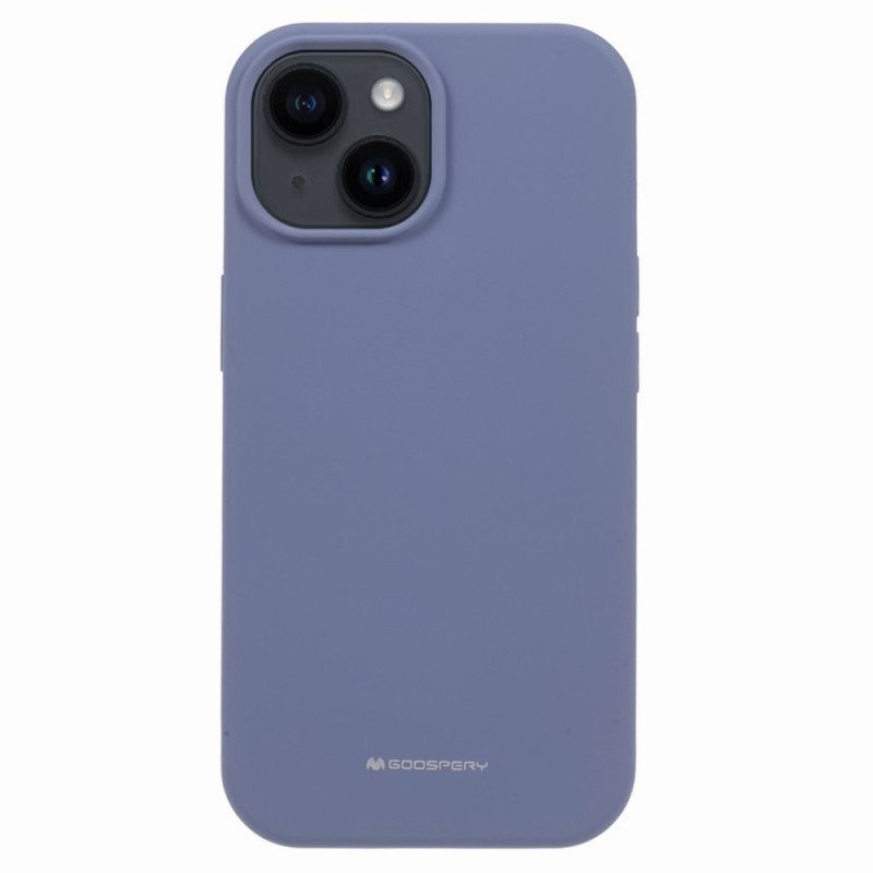 Cover iPhone 15 Plus Silicone Liquido Mercury Goospery