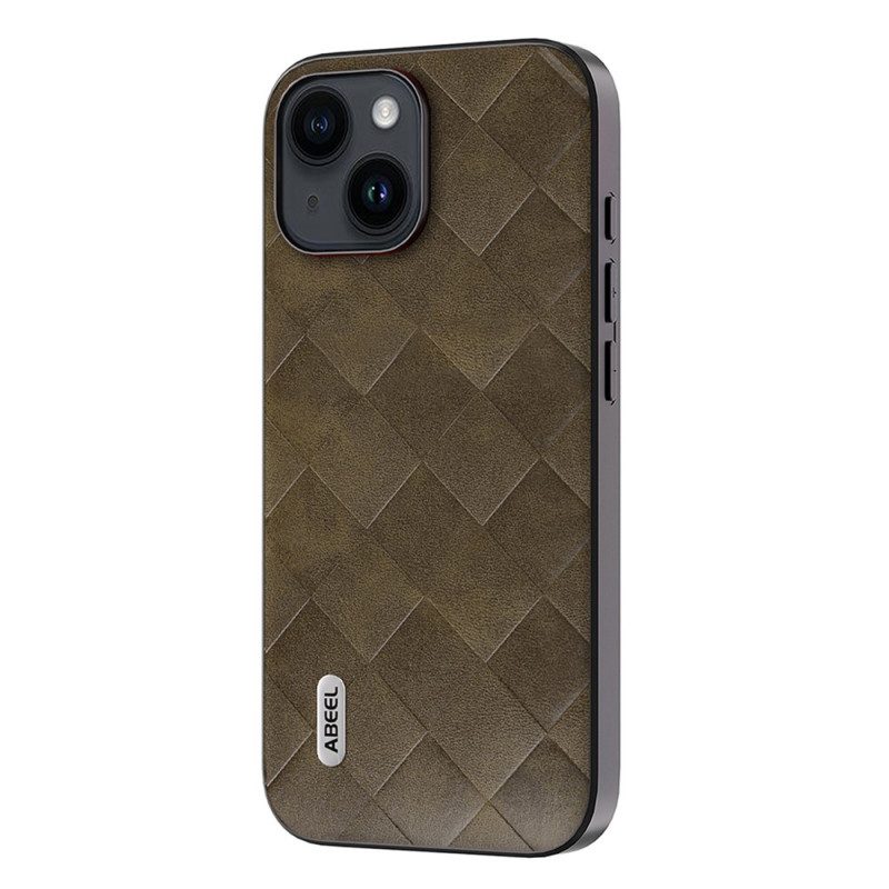 Cover iPhone 15 Plus Stile Tessuto Abeel