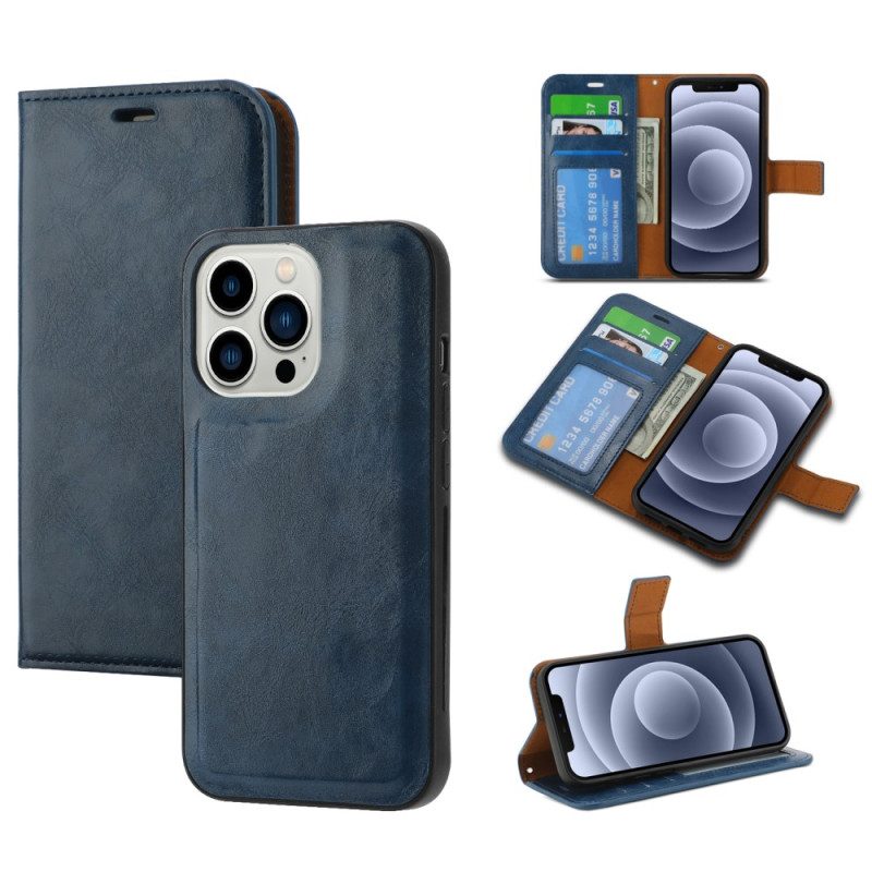 Cover iPhone 15 Plus Stile Vintage Con Scocca Staccabile