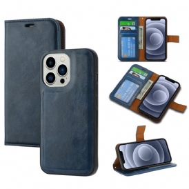 Cover iPhone 15 Plus Stile Vintage Con Scocca Staccabile