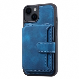 Cover iPhone 15 Plus Supporto Porta Carte Rfid