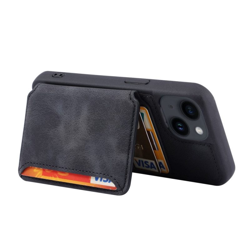 Cover iPhone 15 Plus Supporto Porta Carte Rfid