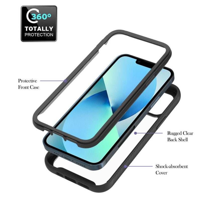 Cover iPhone 15 Plus Trasparente Con Anello Di Supporto