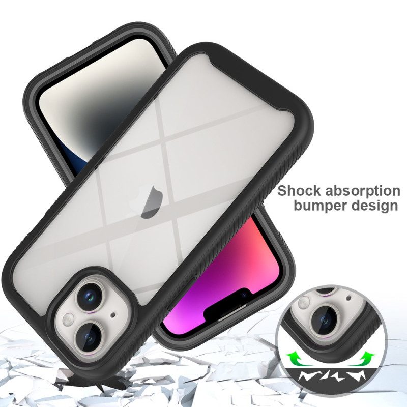 Cover iPhone 15 Plus Trasparente Con Pellicola Per Schermo