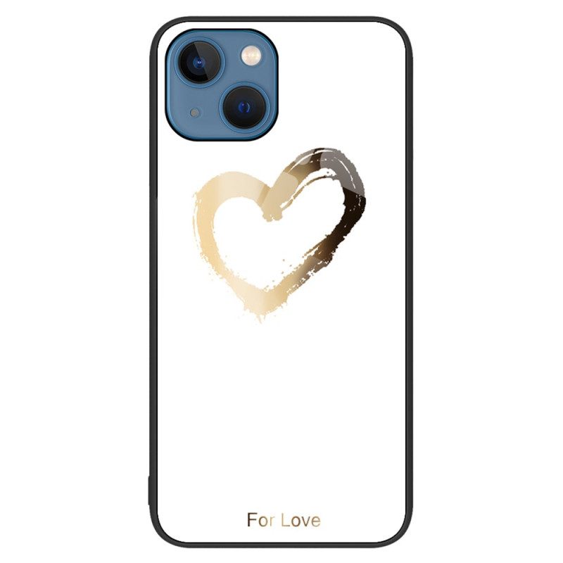 Cover iPhone 15 Plus Vetro Temperato A Cuore