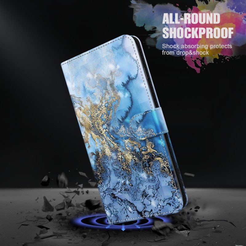 Custodia in pelle iPhone 15 Plus Design 3d Con Cinturino